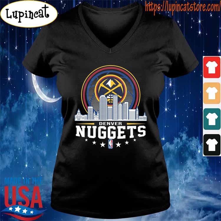 Denver Nuggets NBA City Skyline shirt, hoodie, sweater, long