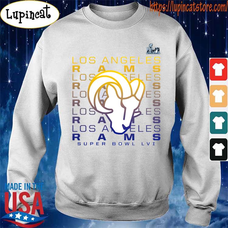 Los Angeles Rams Super Bowl LVI Bound Color Fade Repeat T-Shirt