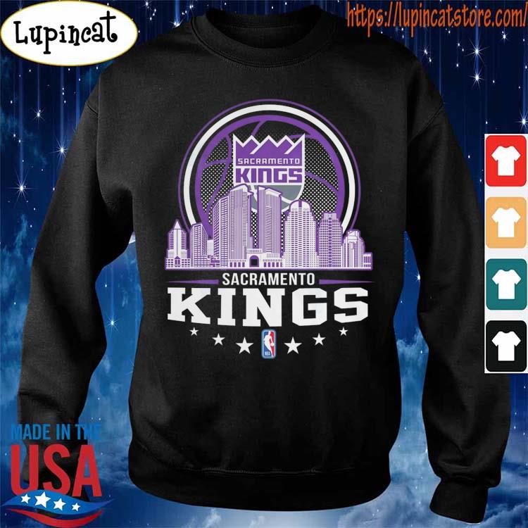 Sacramento Kings NBA City Skyline T-Shirt, hoodie, sweater, long