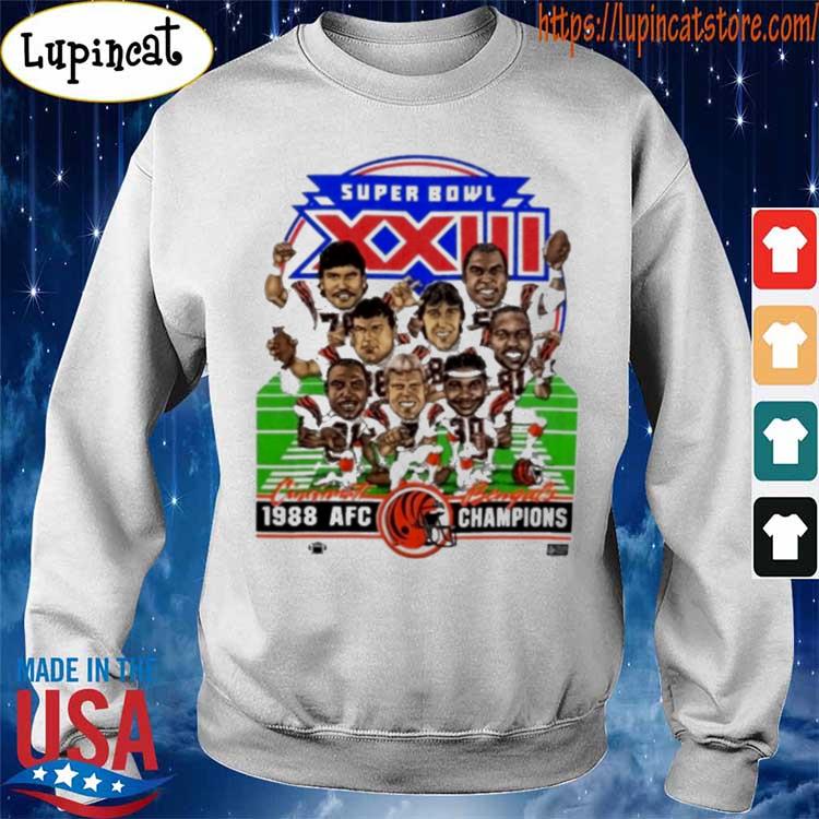 Cincinnati Bengals Super Bowl XXIII 1988 AFC shirt, hoodie, sweater, long  sleeve and tank top