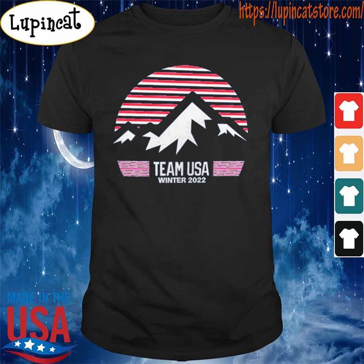 Team USA Fanatics Branded 2022 Winter Olympics Striped Mountain T