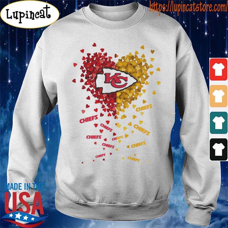 Kansas City Chiefs heart shirt, hoodie, sweater, long sleeve and