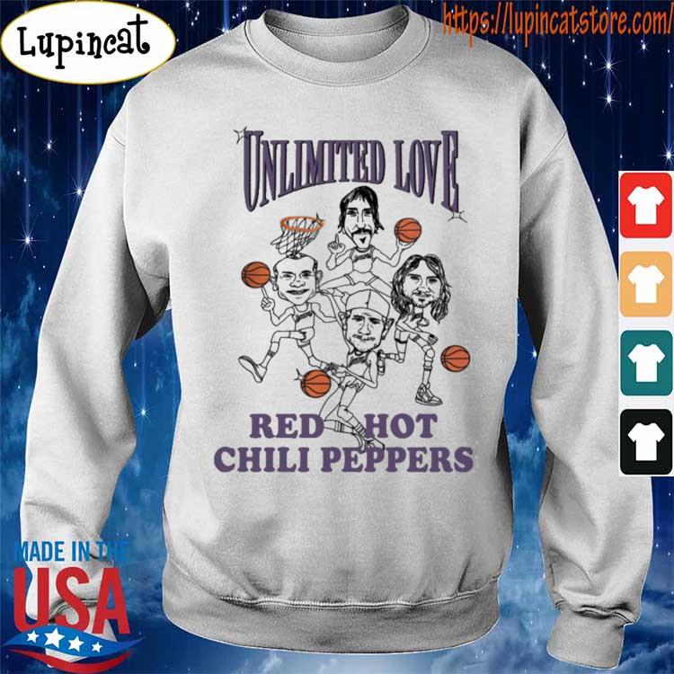 Los Angeles Lakers Unlimited Love Red Hot Chili Peppers T-Shirt