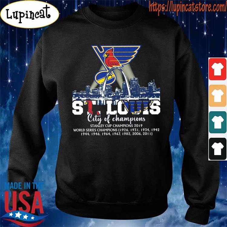 Official sT Louis City Of Champions Cardinals And Blues T Shirt, hoodie,  sweater, long sleeve and tank top
