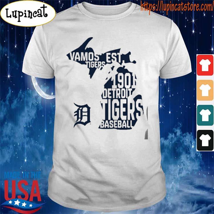 Detroit Tigers Fanatics Hometown Hot Shot T-Shirt - Kingteeshop