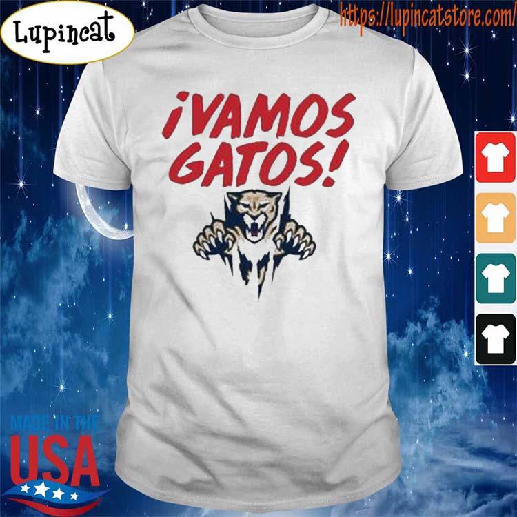 Florida Panthers Vamos Gatos Leaping Cat Shirt, hoodie, sweater