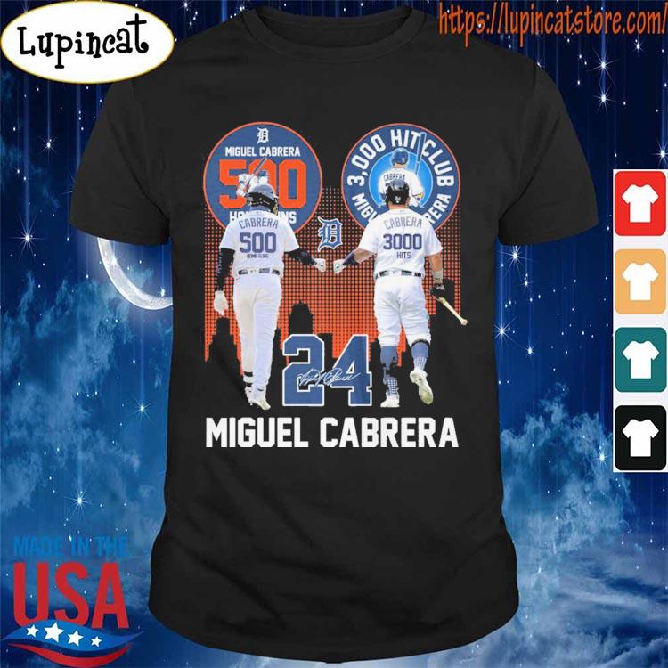 Detroit Tigers Men's 500 Level Miguel Cabrera Detroit White Shirt