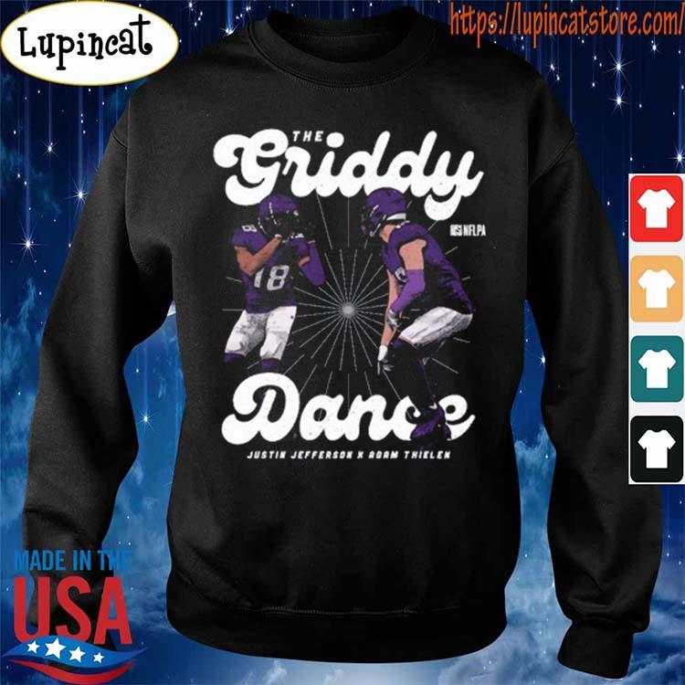 Justin Jefferson and Adam Thielen Minnesota Vikings The Griddy Dance 2022 T- shirt, hoodie, sweater, long sleeve and tank top