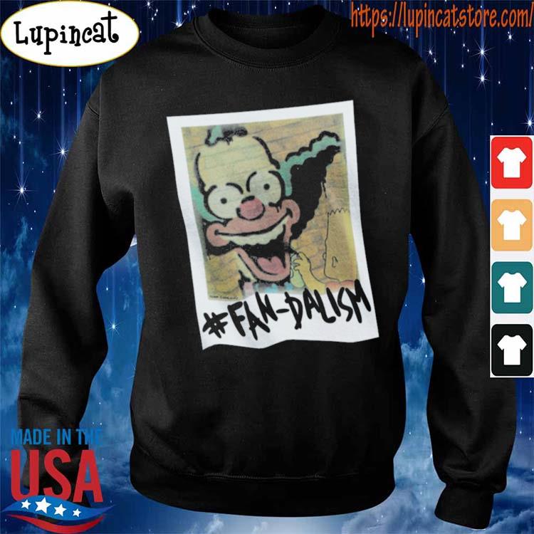 The Simpsons Graffiti Krusty The Clown Fan Dalism Shirt hoodie