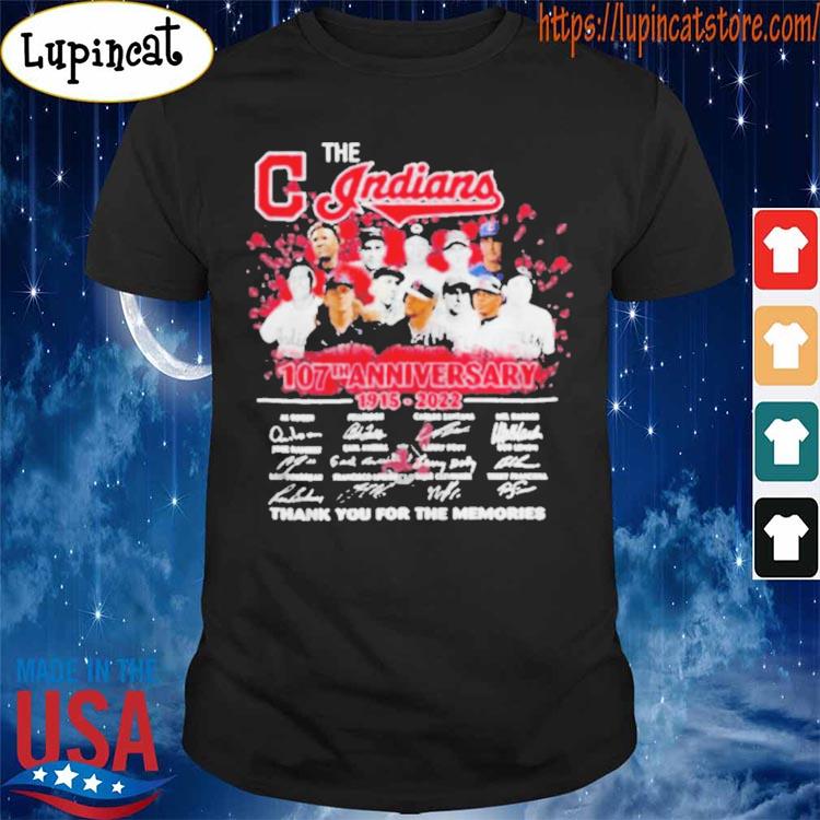 Cleveland Indians 107th Anniversary 1915 2022 T-Shirt - Kingteeshop