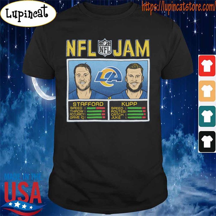 Nfl Jam Los Angeles Rams Cooper Kupp And Matthew Stafford Stafford Shirt,  hoodie, sweater, long sleeve and tank top