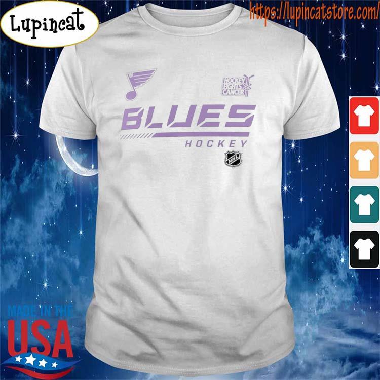 St. Louis Blues Fanatics Branded NHL Hockey Fights Cancer Shirt, hoodie,  sweater, long sleeve and tank top