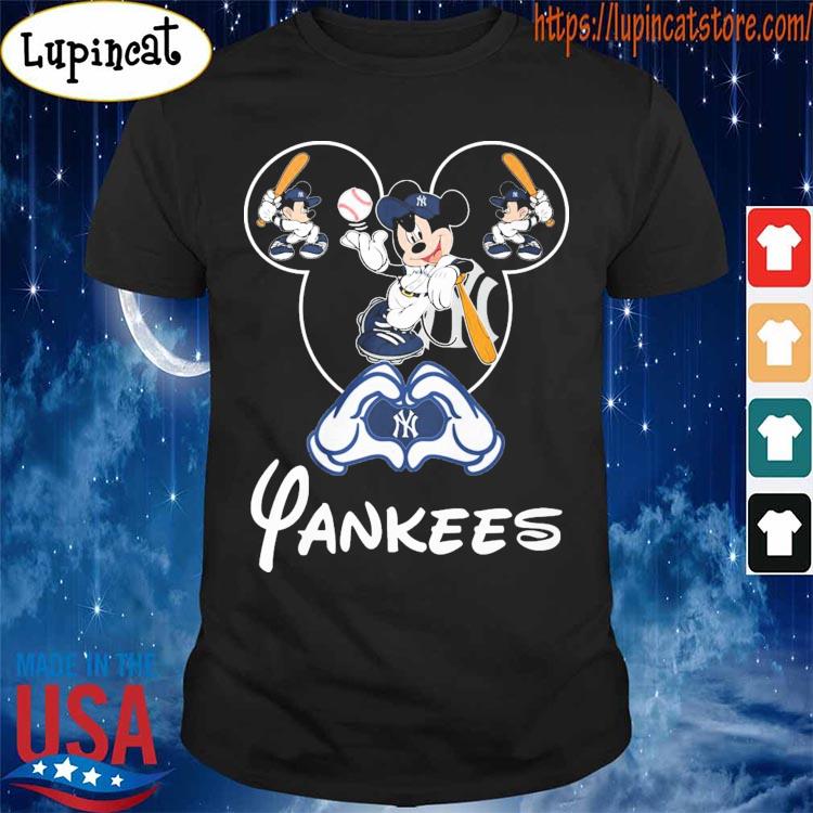 mickey mouse yankees shirt