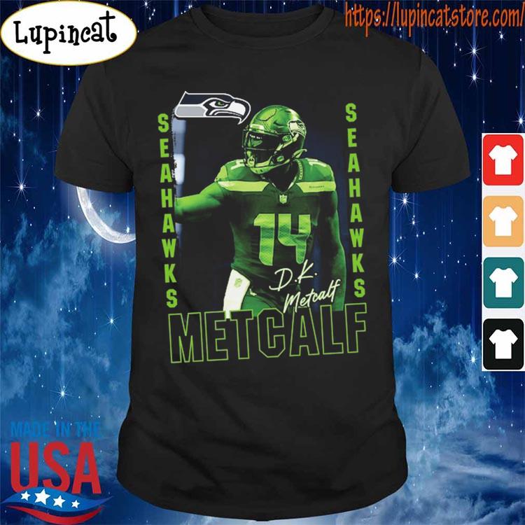 DK Metcalf Seattle Seahawks Youth Play Action Graphic T-Shirt