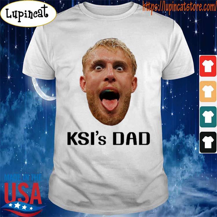 Jake Paul's Face Ksi's Dad All Stars shirt