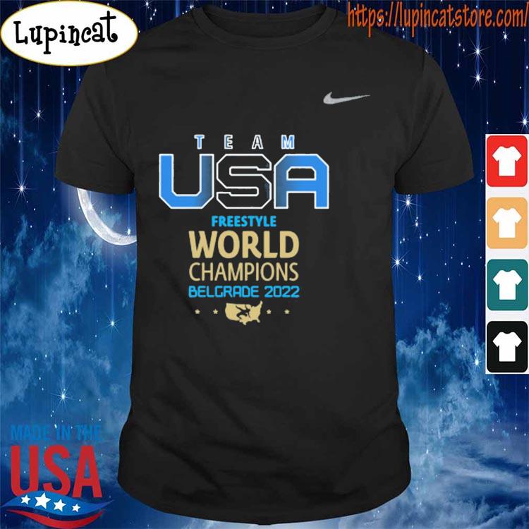Nike Team USA Freestyle World Champions Belgrade 2022 shirt