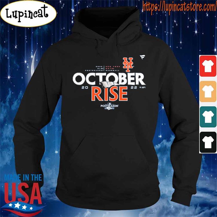 October Rise New York Mets Postseason 2022 Locker Room T-Shirt