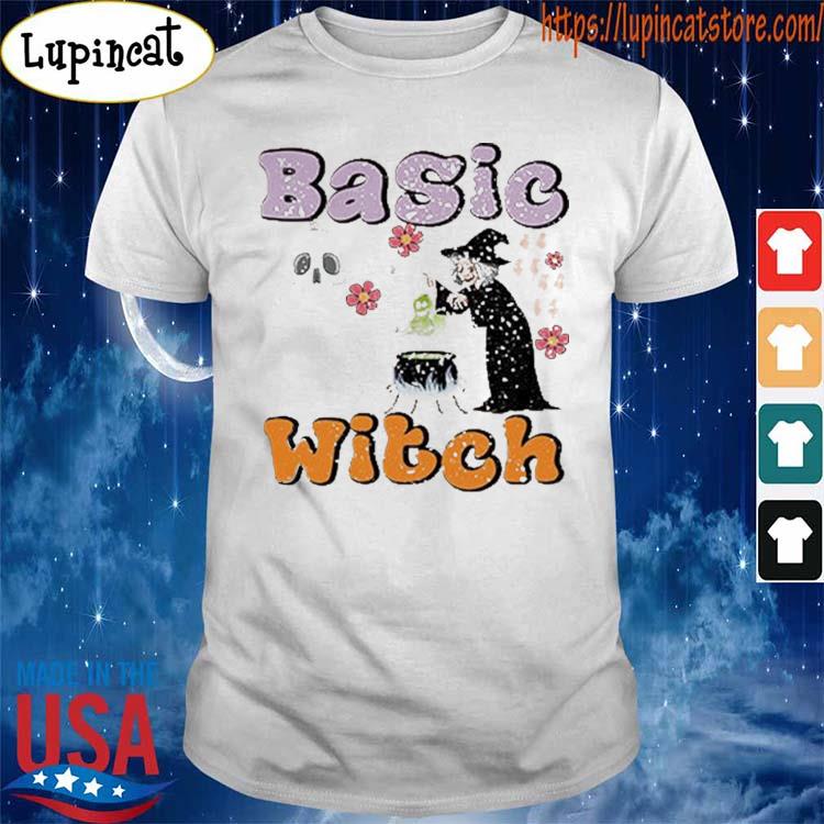 Retro Halloween Basic Witch Shirt