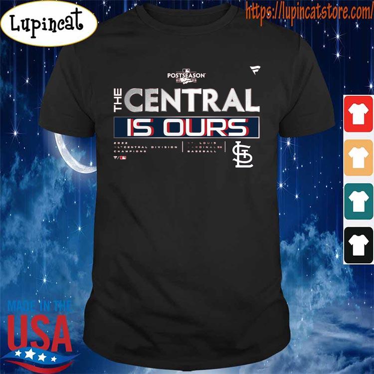 St. Louis Cardinals We Own The Central Division Champs Locker Room T-S