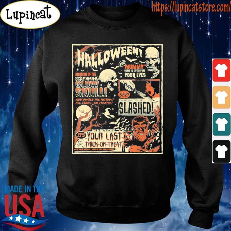 Vintage Horror Movie Shirts Poster Terror Old Time Halloween T