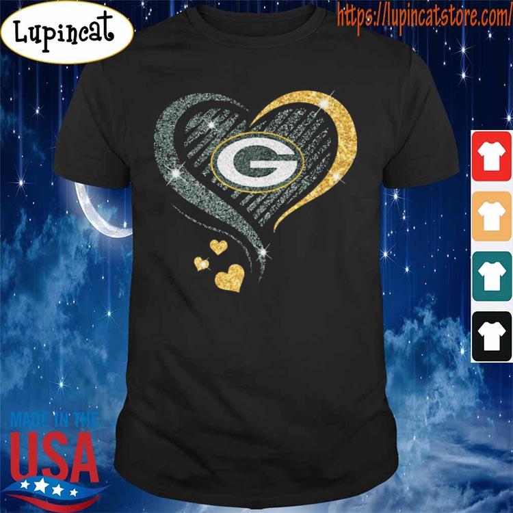 Original Heart Green Bay Packers Diamond T-shirt,Sweater, Hoodie