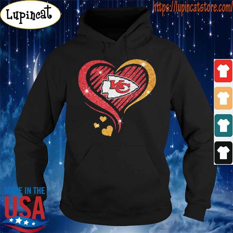 Diamond Heart Kansas City Chiefs Football shirt, hoodie, sweater, long  sleeve and tank top