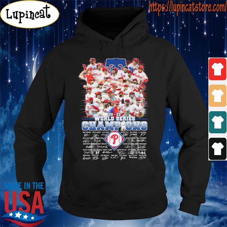 Official 2022 World Series Champions Philadelphia Phillies team signatures  shirt, hoodie, sweater, long sleeve and tank top