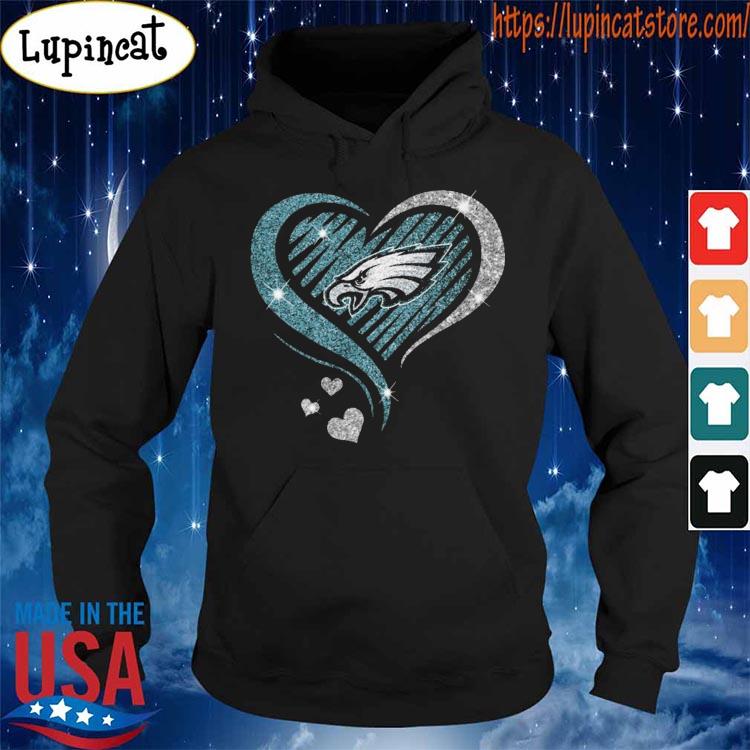 This girl loves her philadelphia eagles heart diamond 2023 shirt, hoodie,  sweater, long sleeve and tank top