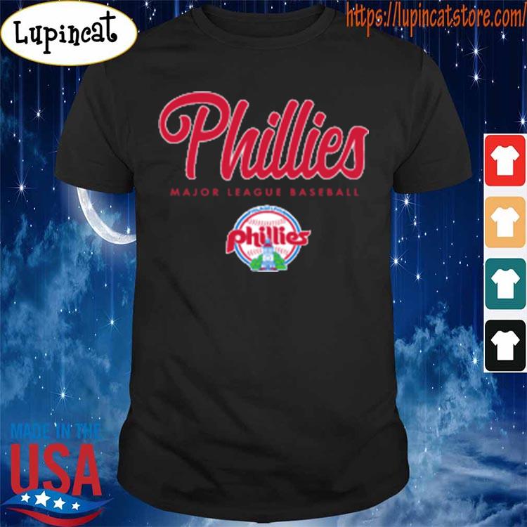 Phillies Major League Baseball Wordmark Script Logo Shirt, hoodie