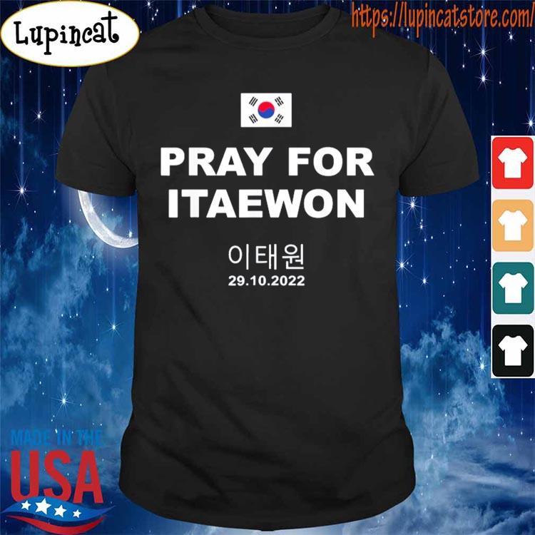 Pray For ITAEWON Halloween Festival Korea shirt