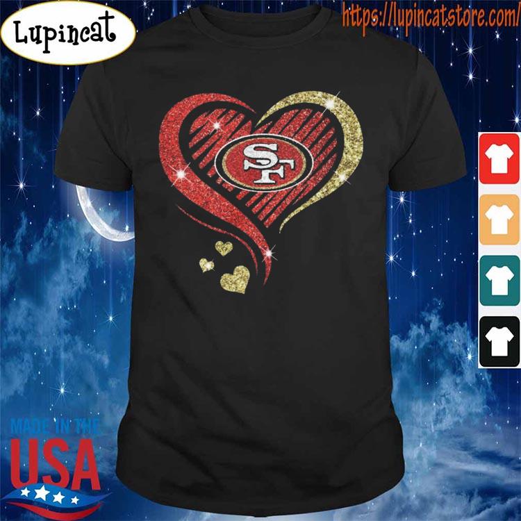 San Francisco 49ers football Heart Diamond shirt - Kingteeshop