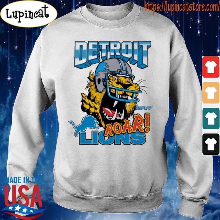 SMPLFD Roar Detroit Lions Roar Shirt, hoodie, sweater, long sleeve