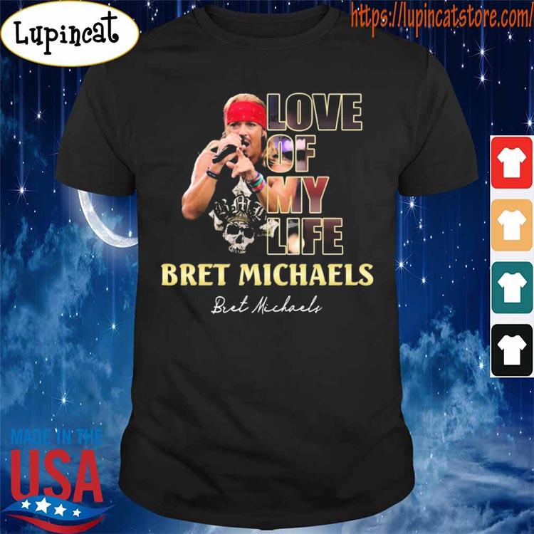 bret michaels t shirts