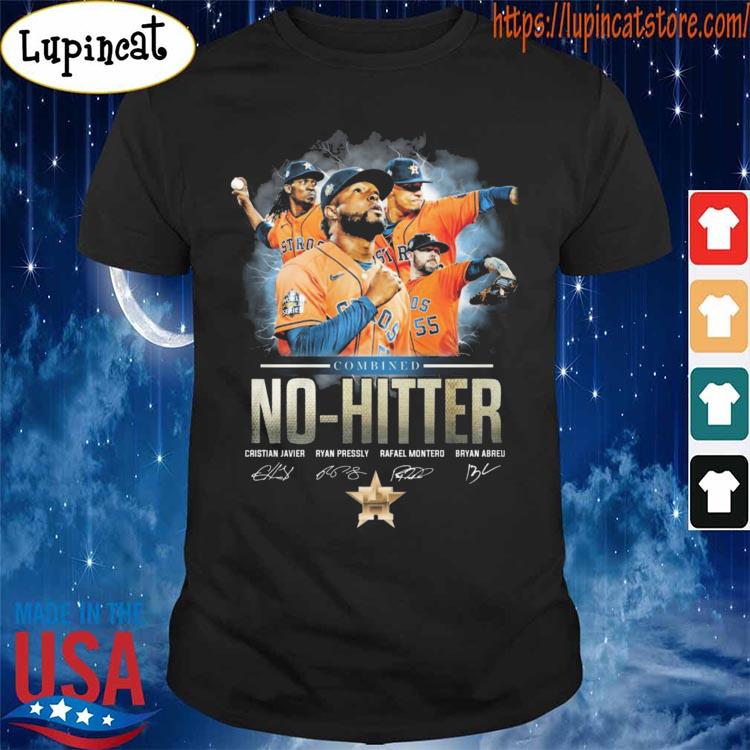 Official Houston astros 2022 Combined No Hitter signatures shirt