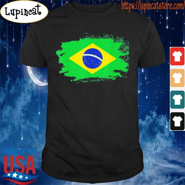 I Love Brazil Soccer Football Brazilian South Latin America T-Shirt