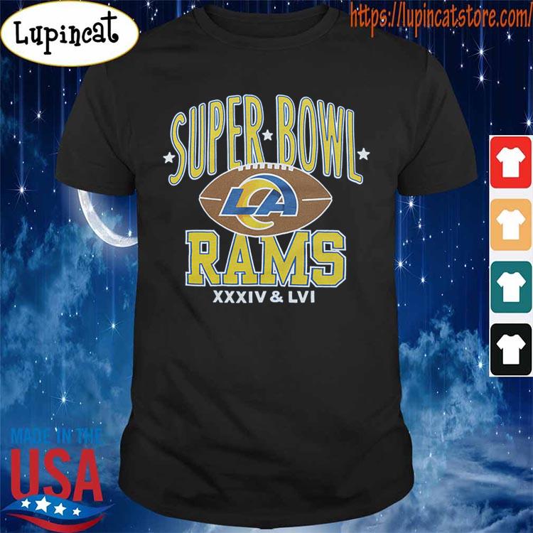 Two Time Super Bowl Champions Los Angeles Rams T-Shirt - Cruel Ball