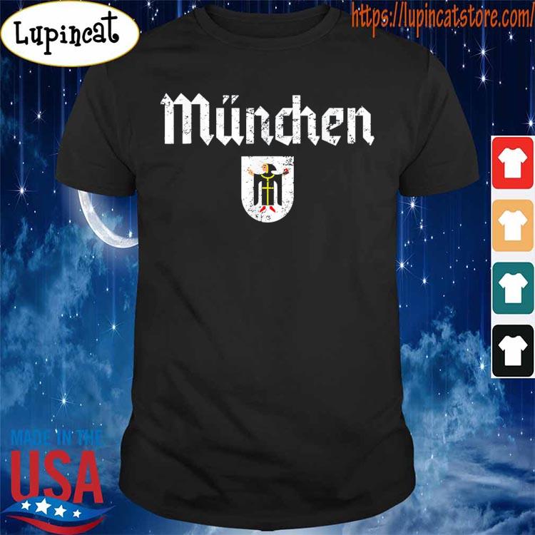 Munich Germany Muenchen Vintage Retro Distressed T-Shirt