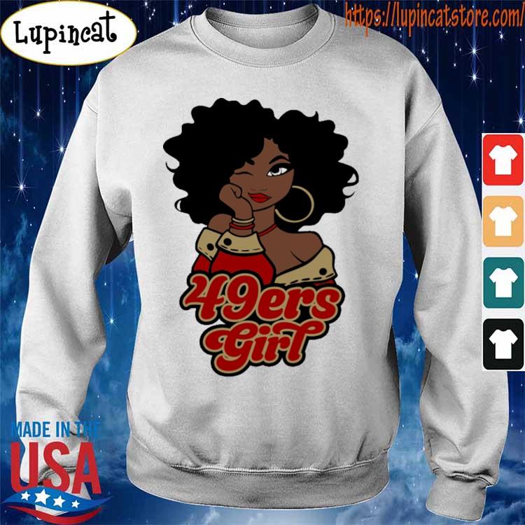 Black Girl San Francisco 49ers Shirt