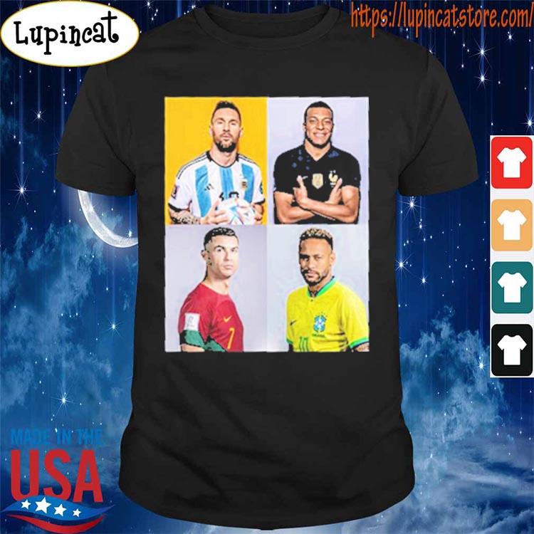 Time For The Stars To Shine FIFA World Cup Neymar x Messi x Mbappe x Ronaldo Unique T-Shirt
