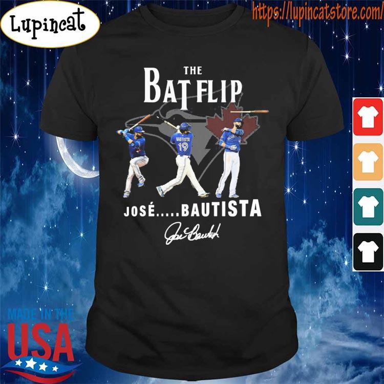 Toronto Blue Jays The Bat Flip Jose Bautista signatures shirt