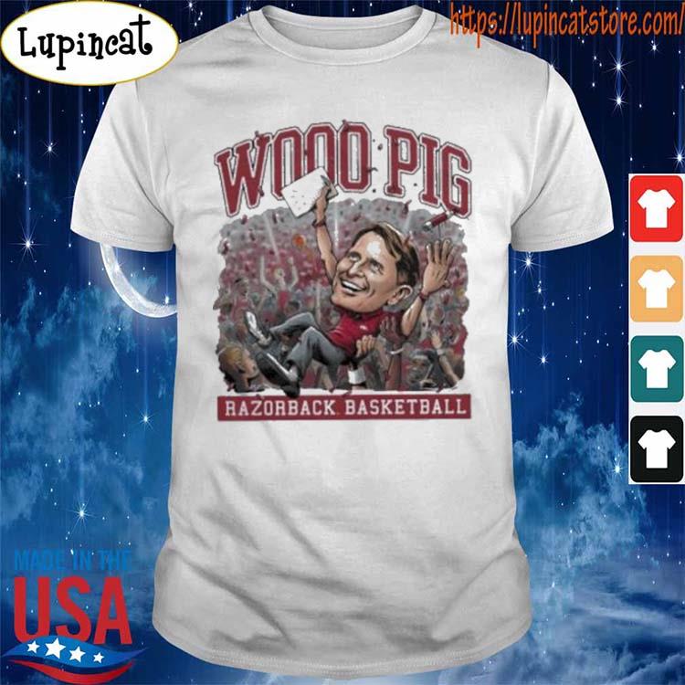 B-Unlimited Woo Pig Razorback Basketball Coach Musselman Buzzerbeater New Shirt