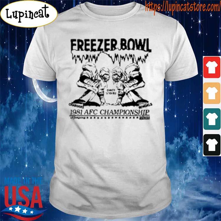 Cincinnati Bengals 1981 Freezer Bowl Homage T-Shirt