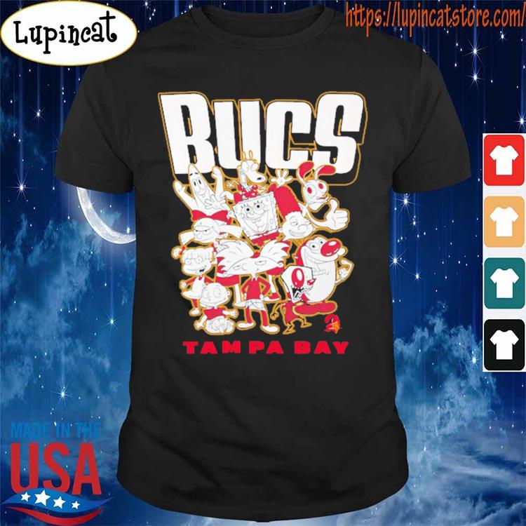 Men's Tampa Bay Buccaneers Junk Food White Nfl X Nickelodeon T-shirt,  hoodie, sweater, long sleeve and tank top