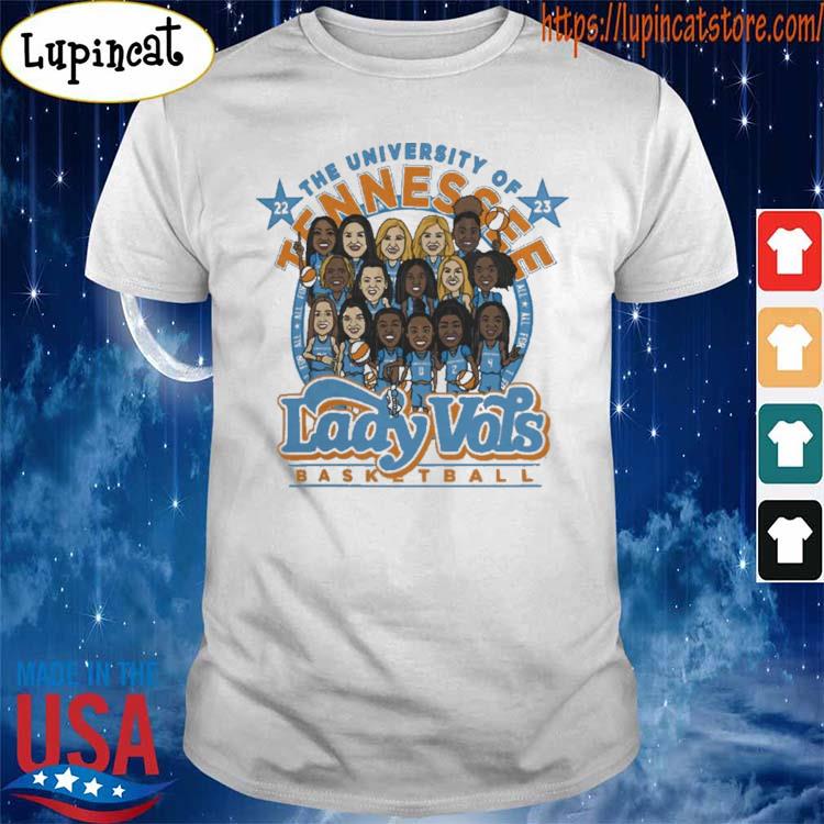 Official The University Of Tennessee Lady Vols Basketball Caricature Nil Shirt