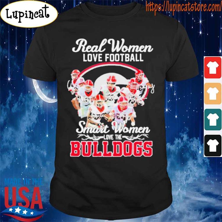 Real Women love football Smart Women love the Georgia Bulldogs 2022 Champions signatures shirt