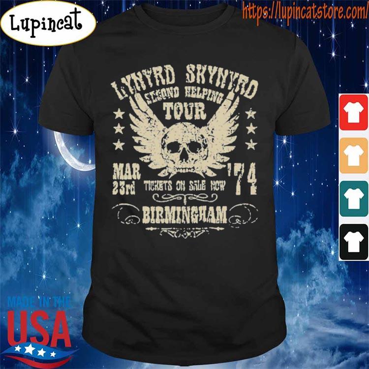 Second Helping Tour Lynyrd Skynyrd Birmingham ’74 shirt