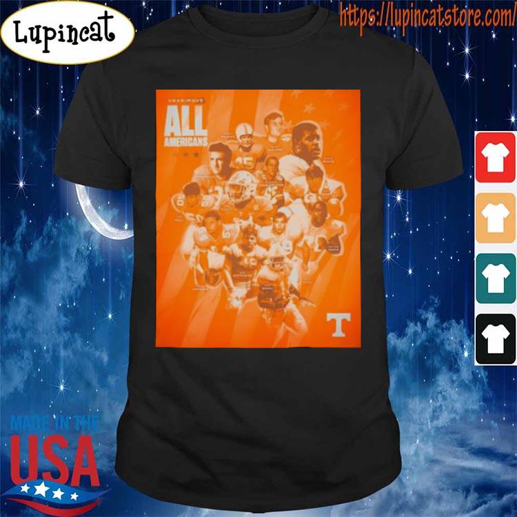 Tennessee Football unanimous all Americans shirt
