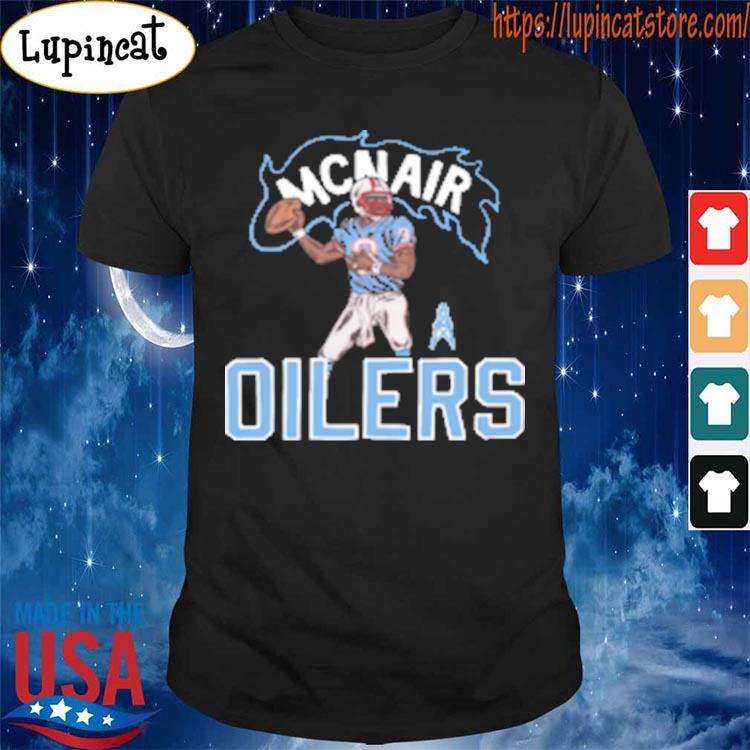 Tennessee Titans steve mcnair oilers shirt - Limotees