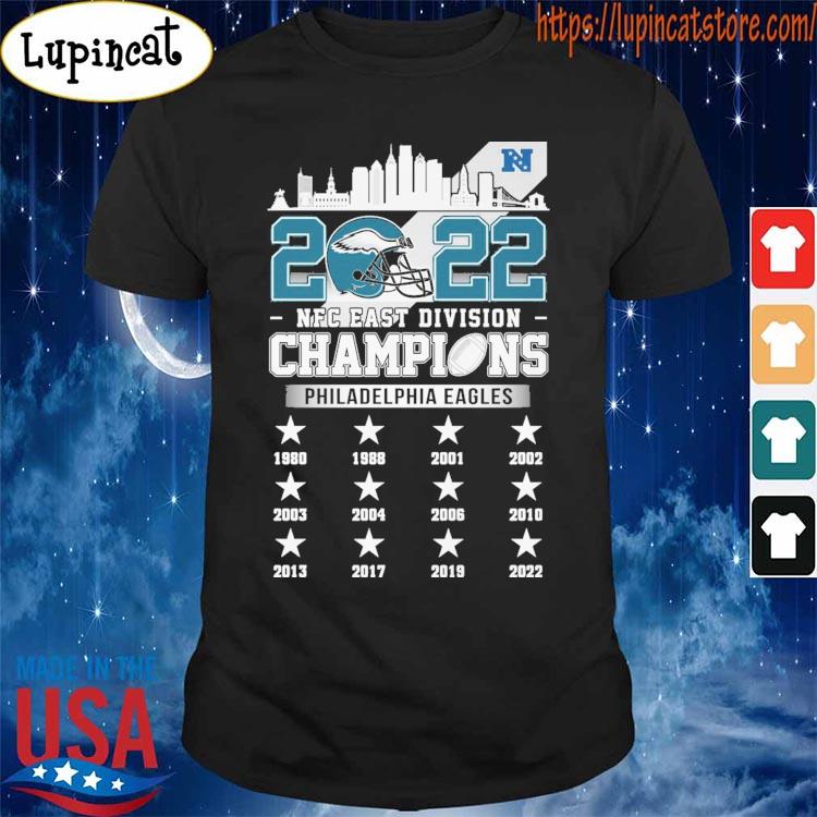 Awesome 2022 Nfc East Division Champions Philadelphia Eagles official Shirt