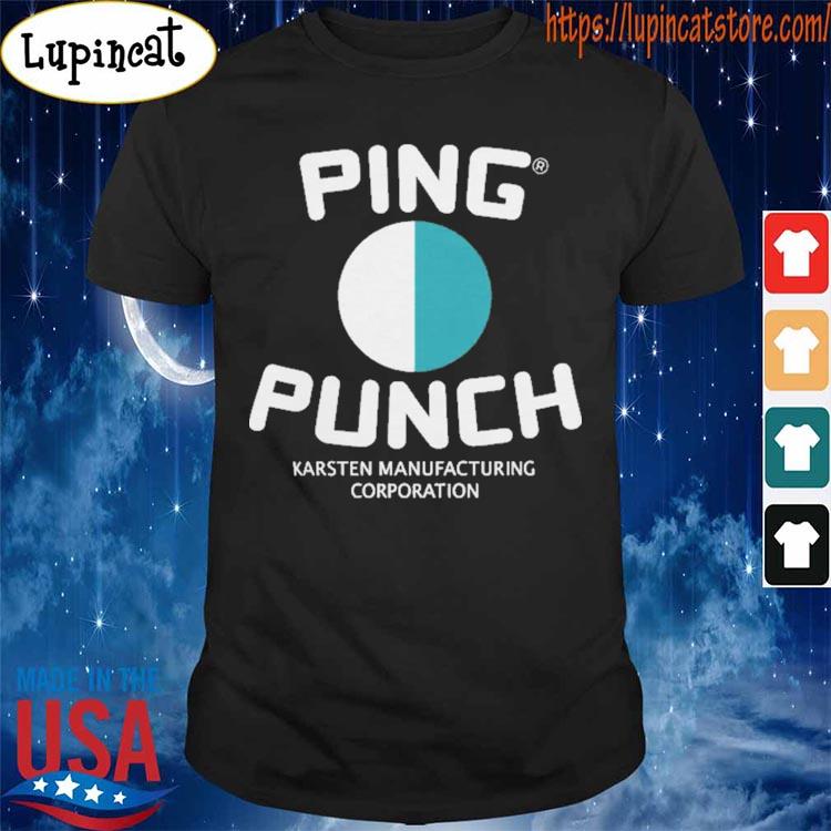 Caddie Network Ping Punch Karsten Manufacturing Corporation Tee Shirt